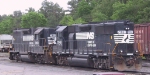 NS 2860#& 7061 sit in East Durham yard